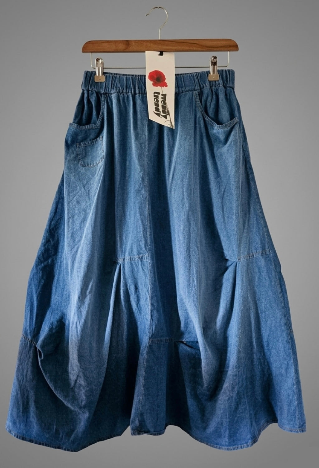 Jeansowa spódnica maxi od Wendy Trendy