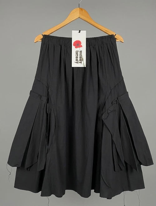 Czarna Spódnica Maxi